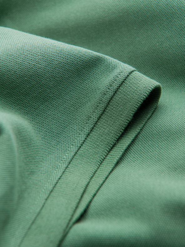 Ombre Clothing Zöld férfi alapvető póló póló Ombre ruházat