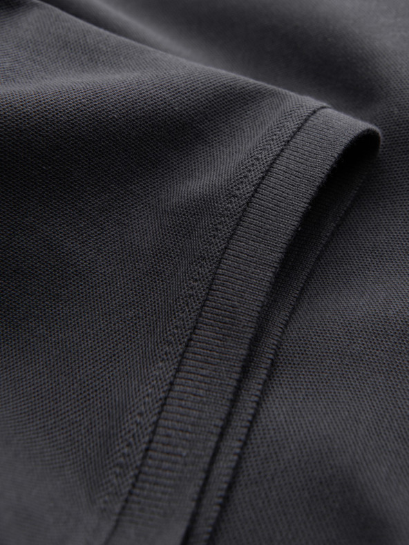 Ombre Clothing Szürke férfi alap póló póló Ombre Ruházat