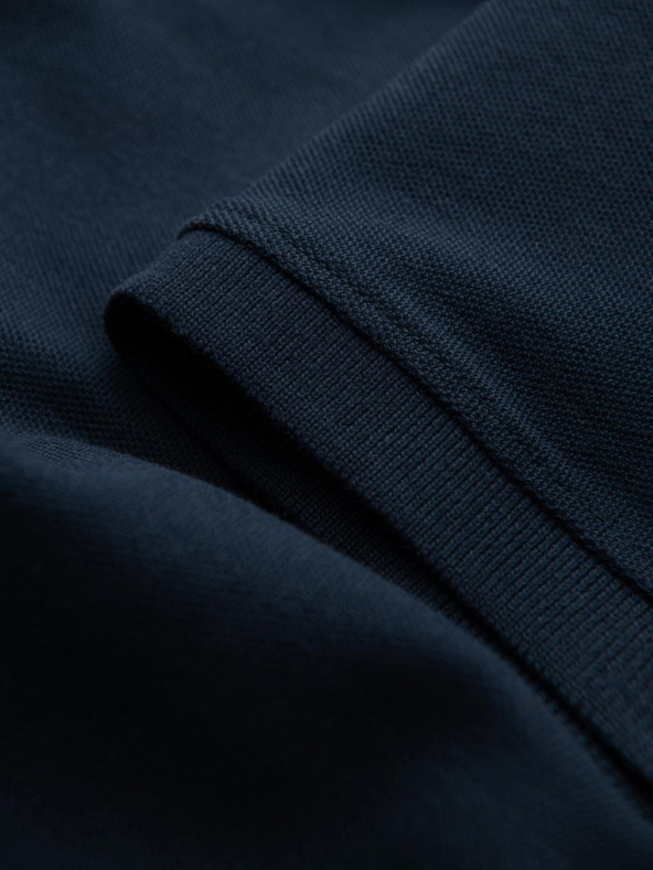 Ombre Clothing Sötétkék férfi alap póló póló Ombre Ruházat