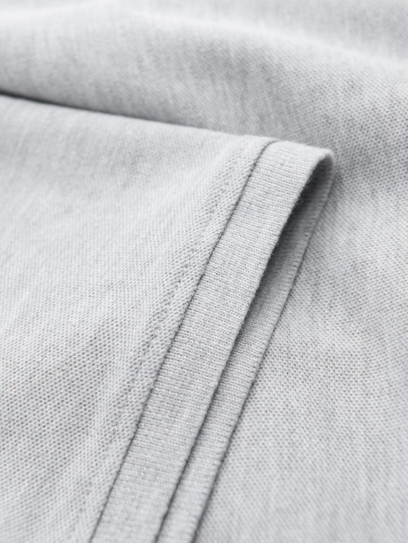 Ombre Clothing Világosszürke férfi alapvető póló póló Ombre ruházat