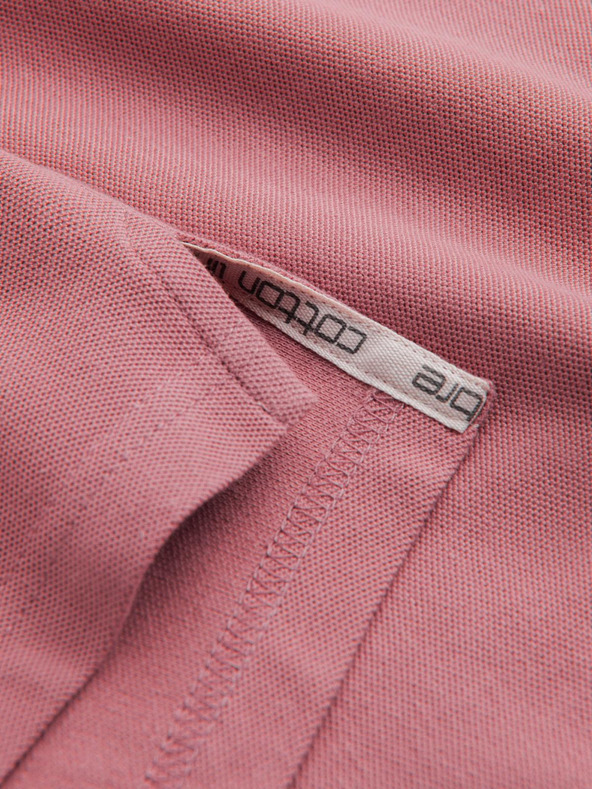 Ombre Clothing Rózsaszín férfi alap póló póló Ombre Ruházat