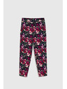 Moodo Virágos nadrág sötét kék Moodo