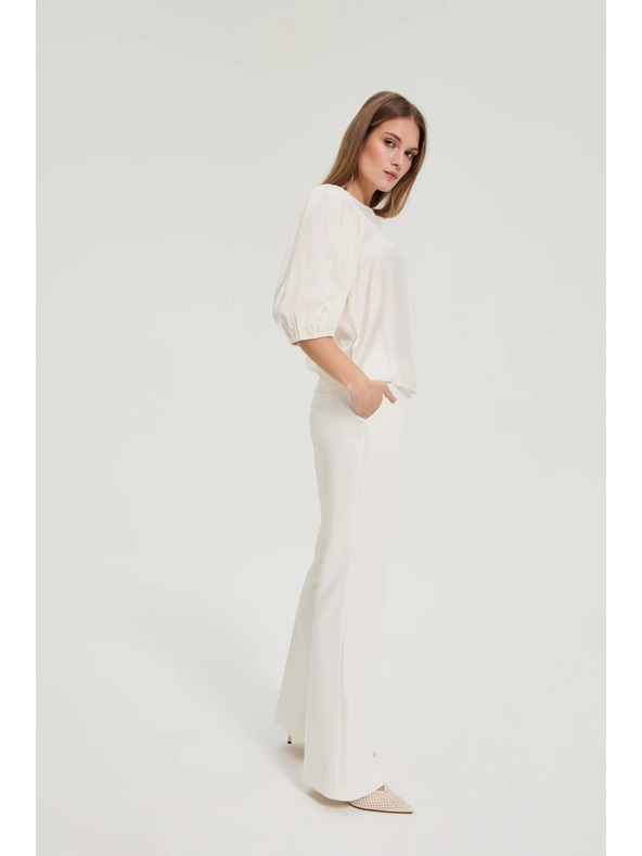 Moodo Bouffant ujjú krém színű ing Moodo