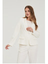 Moodo Egysoros fehér blazer Moodo