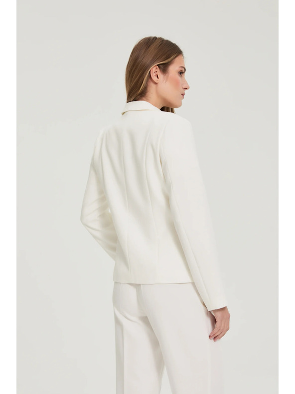 Moodo Egysoros fehér blazer Moodo