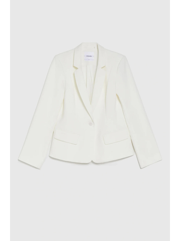 Moodo Egysoros fehér blazer Moodo