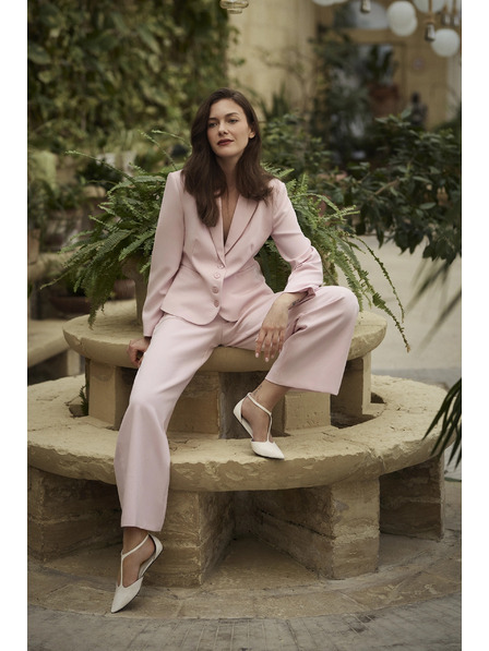 Moodo Egysoros rózsaszín blazer Moodo