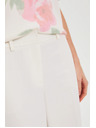 Moodo Széles szárú nadrág élénk fehér Moodo