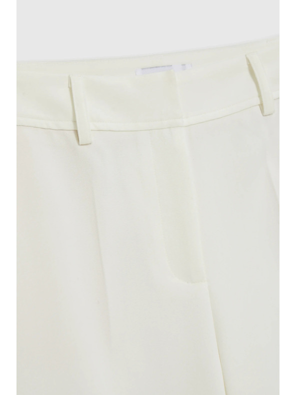 Moodo Széles szárú nadrág élénk fehér Moodo