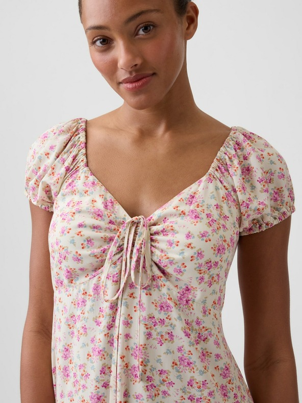 GAP Virágmintás midi ruha GAP