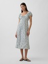 GAP Virágmintás midi ruha GAP