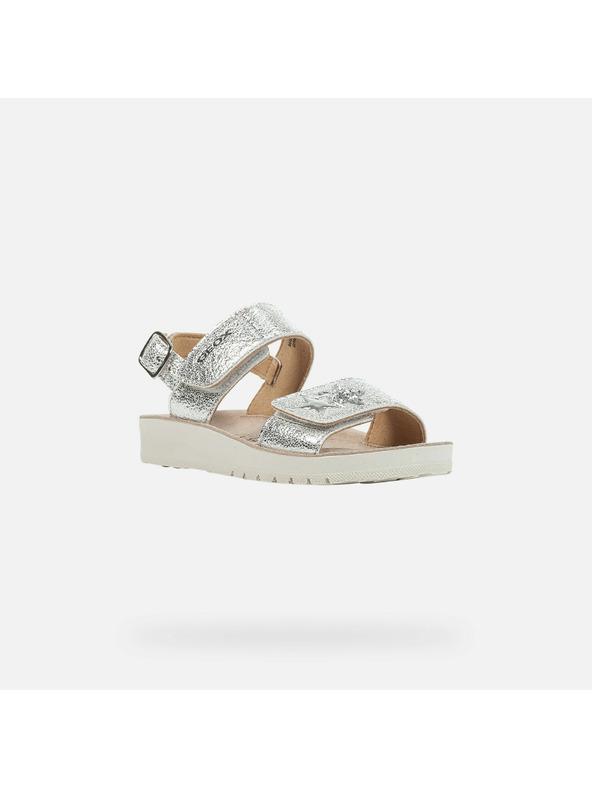 Geox Ezüst lányos szandál Geox Sandal Costarei