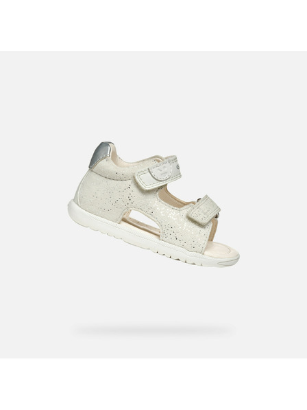 Geox Fehér lányos szandál első lépéshez Geox Sandal Macchia Gir