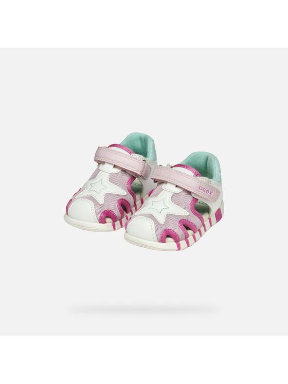 Geox Rózsaszín lánycipő első lépéshez Geox Sandal Iupidoo Gir