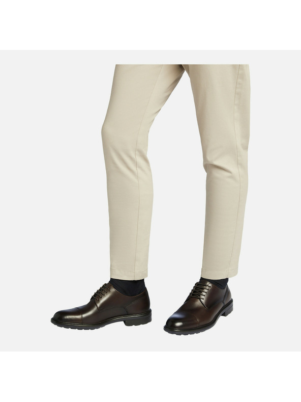 Geox Sötétbarna férfi alkalmi cipő Geox Walk Pleasure