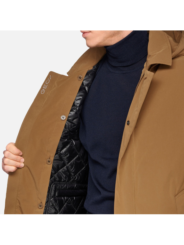 Geox Barna férfi Geox Anyweco kabát