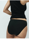Marks & Spencer Magasan kivágott pamut és lycra® bugyi, 5 db-os kiszerelés Marks & Spencer black