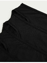 Marks & Spencer Magasan kivágott pamut és lycra® bugyi, 5 db-os kiszerelés Marks & Spencer black