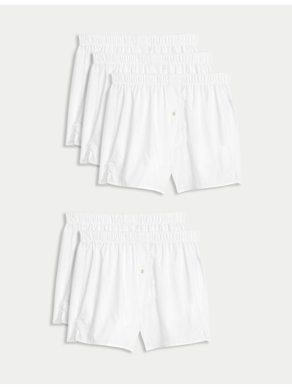 Marks & Spencer Marks & Spencer férfi öt darabos fehér rövidnadrág készlet