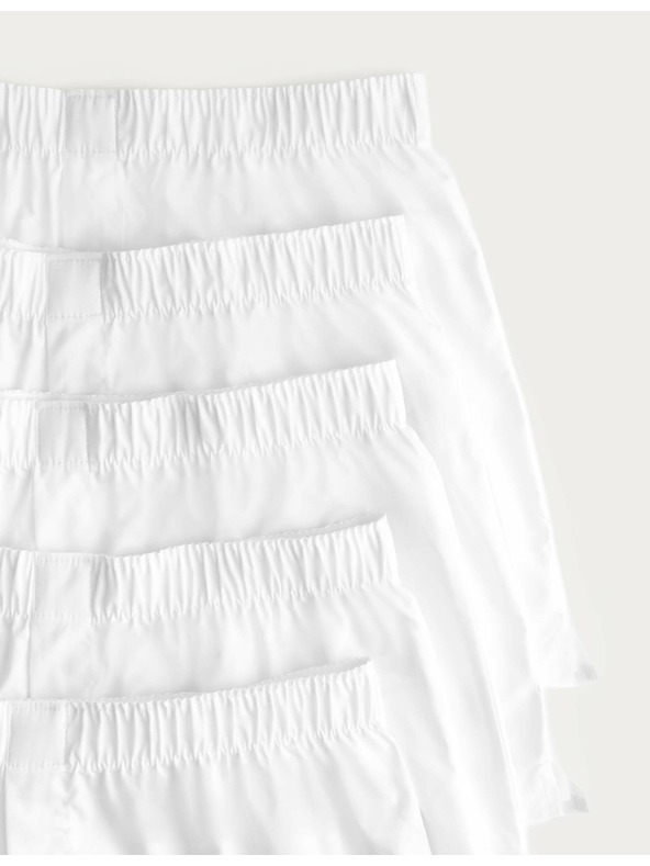 Marks & Spencer Marks & Spencer férfi öt darabos fehér rövidnadrág készlet