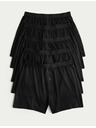 Marks & Spencer Pamut trikó boxeralsó Cool & Fresh™ technológiával, 5 db Marks & Spencer fekete
