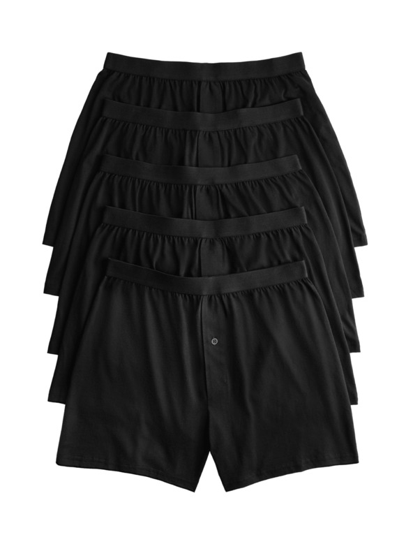 Marks & Spencer Pamut trikó boxeralsó Cool & Fresh™ technológiával, 5 db Marks & Spencer fekete