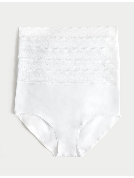 Marks & Spencer Öt darabos női chino nadrágkészlet csipkés részletekkel, fehér színben Marks & Spencer