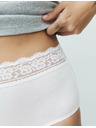 Marks & Spencer Öt darabos női chino nadrágkészlet csipkés részletekkel, fehér színben Marks & Spencer