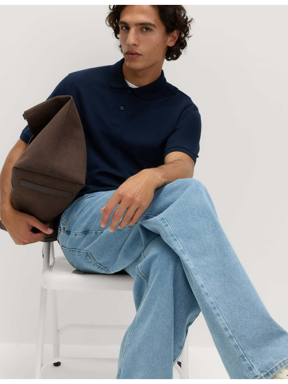 Marks & Spencer námořnická modrá Póló