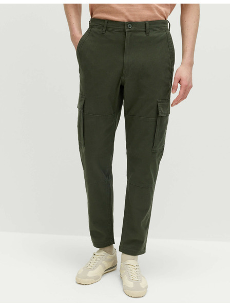 Marks & Spencer Stretch zsebes nadrág, enyhén szűkített szabású Marks & Spencer zöld