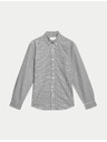 Marks & Spencer Marks & Spencer The Ultimate 100% pamut kockás oxford ing fekete