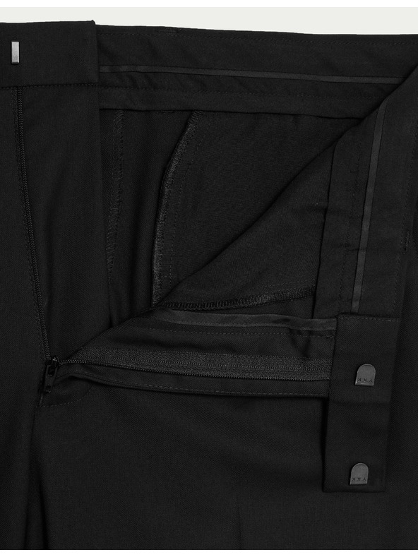 Marks & Spencer Marks & Spencer klasszikus szabású öltöny nadrág fekete