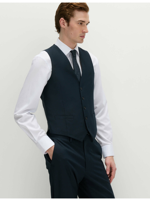 Marks & Spencer Öltönymellény Marks & Spencer tengerészkék