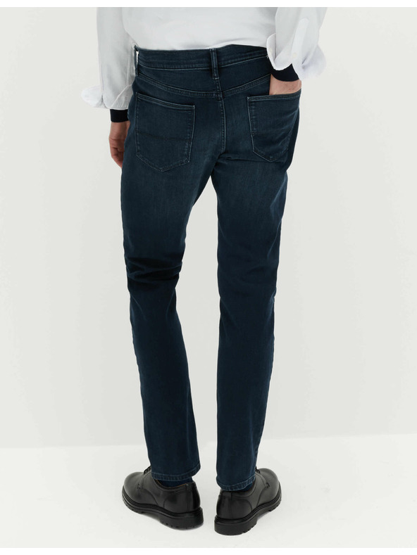 Marks & Spencer Marks & Spencer sztreccs chino nadrág szűk szabású, tengerészkék