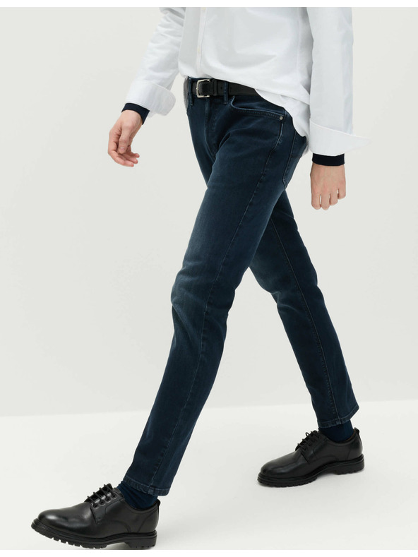 Marks & Spencer Marks & Spencer sztreccs chino nadrág szűk szabású, tengerészkék