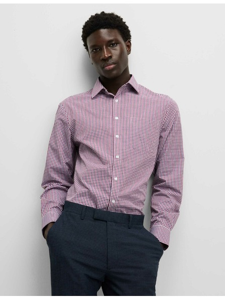 Marks & Spencer Marks & Spencer kockás ing normál szabással, könnyen vasalható, 2 db piros