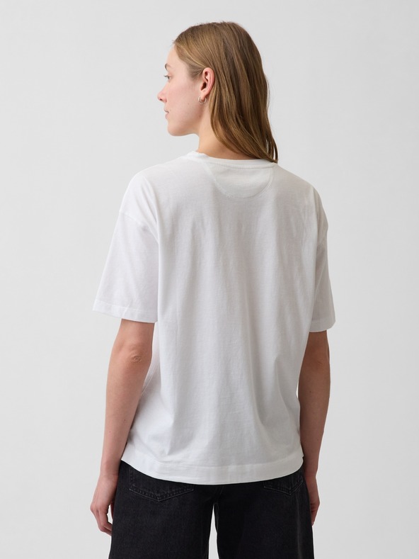 GAP Oversize póló VintageSoft logóval GAP