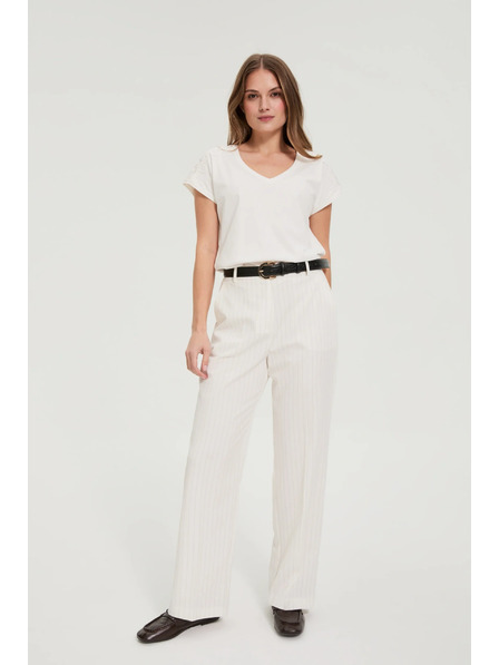 Moodo Csipkés ujjú blúz fehér Moodo