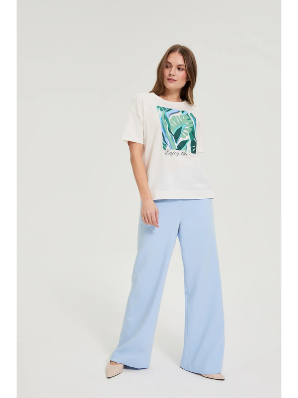 Moodo Fehér Moodo mintás póló