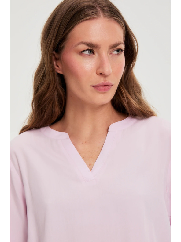 Moodo Rózsaszín rövid ujjú ing Moodo