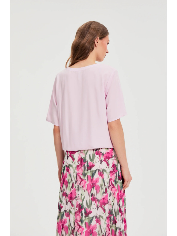 Moodo Rózsaszín rövid ujjú ing Moodo