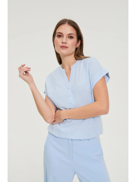 Moodo Világoskék csíkos ing Moodo