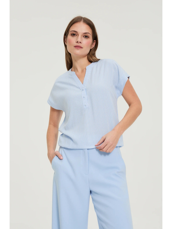 Moodo Világoskék csíkos ing Moodo