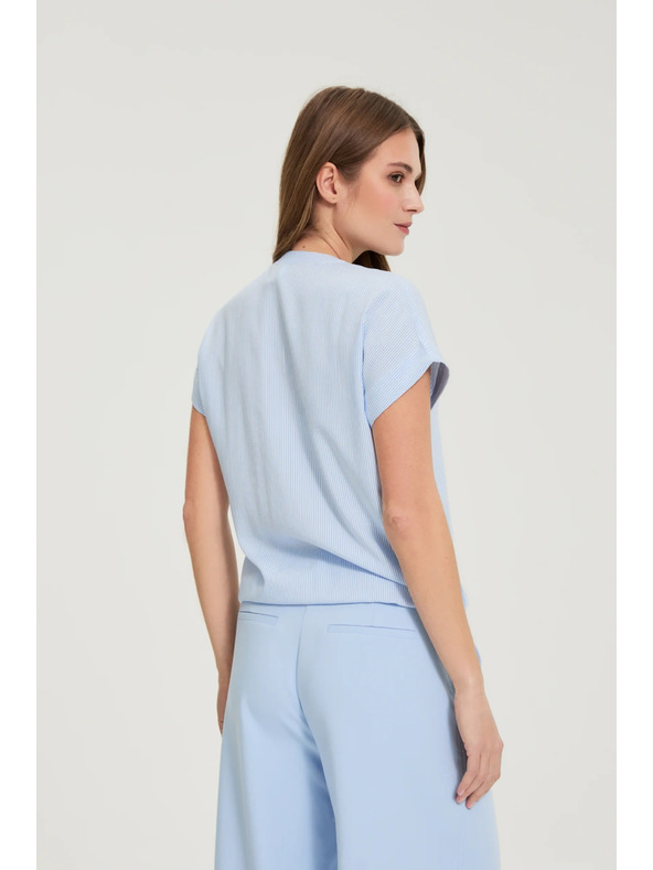 Moodo Világoskék csíkos ing Moodo