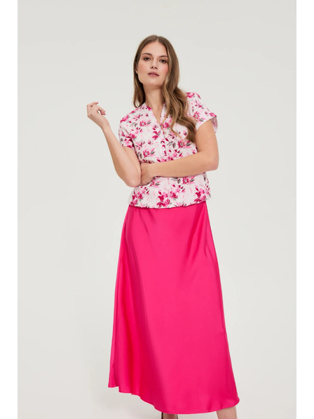 Moodo Virágmintás ing fukszia Moodo