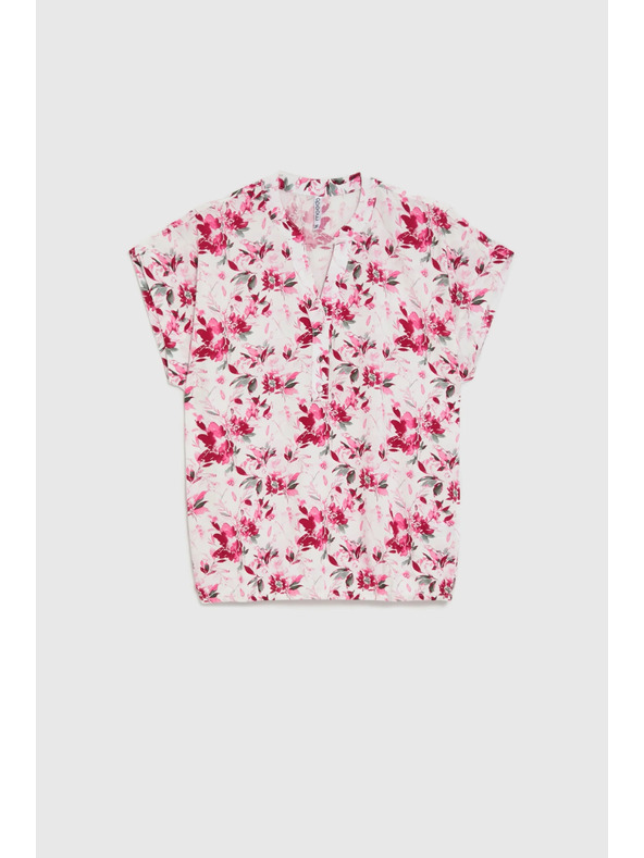 Moodo Virágmintás ing fukszia Moodo