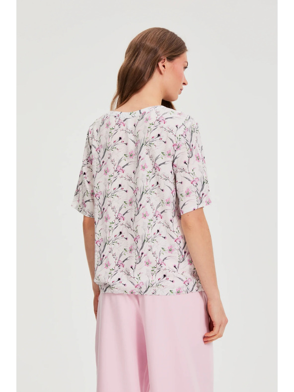 Moodo Virágmintás ing rózsaszín Moodo