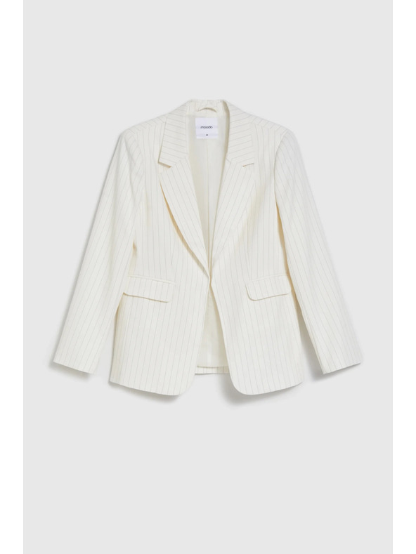 Moodo Fehér csíkos zakó Moodo