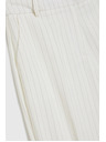 Moodo Öltönynnadrág csíkokkal fehér Moodo