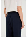 Moodo Széles szárú nadrág sötét kék Moodo